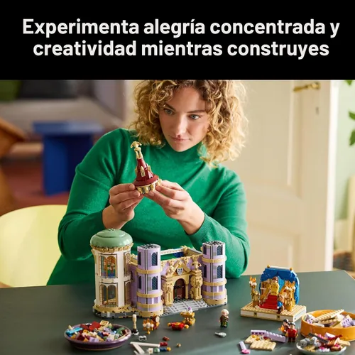 Miniatura 3 de LEGO Juego de construcción del castillo de la princesa de Disney, La Bella y la Bestia, decoración de habitación para mujeres y hombres, a partir