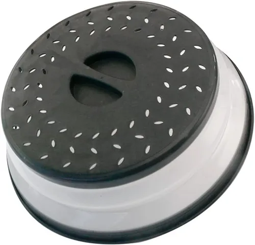 Miniatura 21 de Cubierta plegable contra salpicaduras para microondas, 10.5 pulgadas, apta para lavavajillas, cubierta de placa para microondas con ventilación