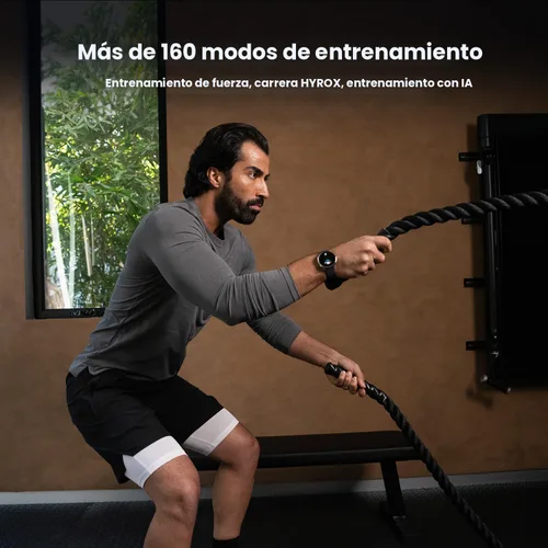 Miniatura 4 de Amazfit Active 2 Sport Smart Watch Fitness Tracker para Android y iPhone, 1.732 pulgadas, batería de 10 días, resistente al agua, mapas GPS, monitor