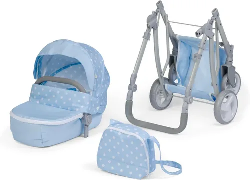 Miniatura 16 de JC Toys - Berenguer Boutique Cochecito deportivo plegable de lujo Colección Blue Royal para muñecas de hasta 20 pulgadas A partir de 3 años