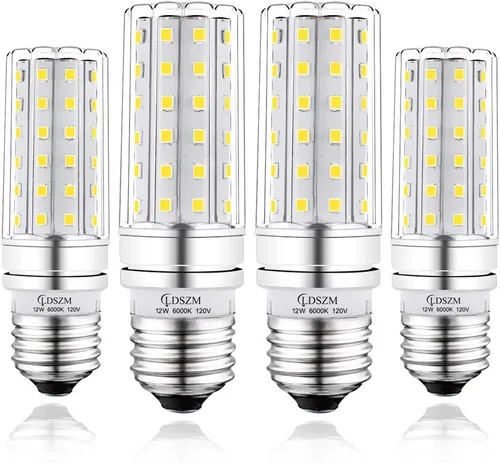 Miniatura 14 de Bombilla LED equivalente a 100 W, 1200 lúmenes, 5000 K, luz blanca fría, 12 W, bombilla LED súper brillante, base E26, no regulable, bombillas