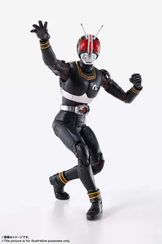 Miniatura 7 de S.H. Figuarts (método de tallado de hueso verdadero) Kamen Rider Black, aprox. 5.9 pulgadas (5.906 in), ABS y PVC prepintada figura de acción