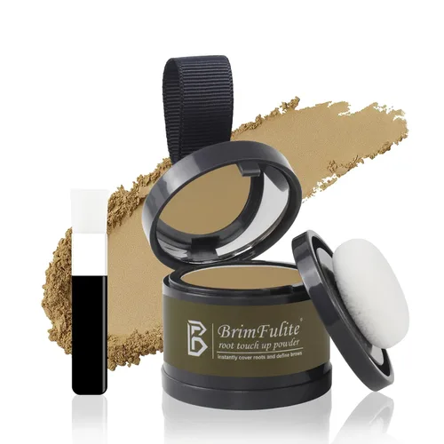 Miniatura 21 de Polvo de retoque de raíz, polvo de cobertura rápida de línea capilar gris para mujeres y hombres, de larga duración y cobertura natural, compacto