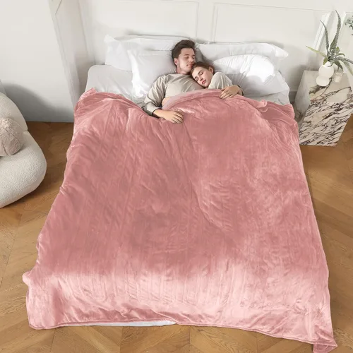 Miniatura 10 de COZYTY Manta eléctrica tamaño completo, manta térmica de franela súper suave y acogedora con 6 niveles de calefacción y 1-10 horas de apagado