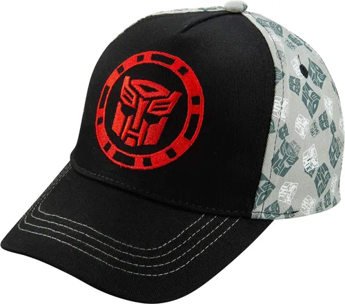 Miniatura 8 de Hasbro Little Boys Transformers Autobots - Gorra de béisbol de algodón edad 4-7 GrisNegro