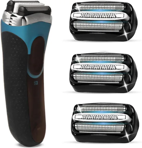 Miniatura 7 de Cabezales de repuesto 21B S3 para todas las afeitadoras eléctricas de la Serie 3, modelos 3040s, 300s, 310s, 3080s, compatibles con la pieza