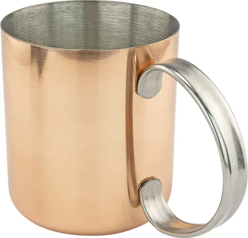 Miniatura 2 de Southern Homewares Taza Moscow Mule de cobre con forro de acero inoxidable – Juego de tazas de cobre martillado de 16 oz para cócteles – Tazas