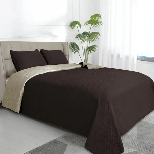 Miniatura 38 de Easy-Going - Juego de colcha reversible tamaño king con 1 colcha y 2 fundas de almohada, colcha de cama suave, edredón de microfibra liviano Gris
