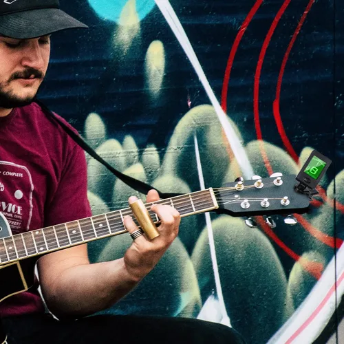 Miniatura 9 de Cejilla de guitarra, púas de guitarra, accesorios de guitarra con afinador, cejilla para guitarra acústica, bajo, sin zumbidos, liberación rápida