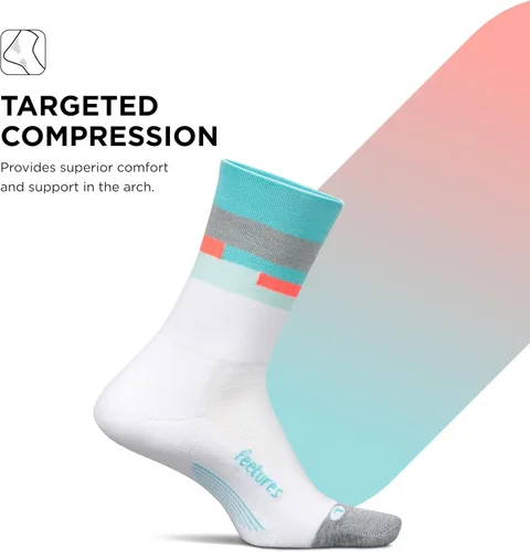 Miniatura 3 de Feetures Elite Light Cushion Mini Crew Sock - Calcetines deportivos con compresión dirigida