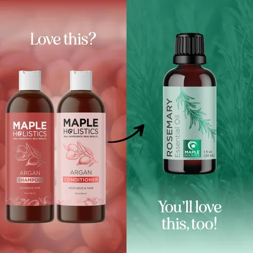 Miniatura 5 de Champú y acondicionador de aceite de argán de Marruecos, sin sulfato, juego de champú y acondicionador para cabello teñido - Champú y acondicionador