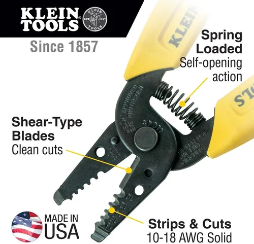 Miniatura 6 de Klein Tools 92906 Juego de herramientas, kit de herramientas básicas tiene herramientas manuales Klein para aprendiz o hogar: alicates