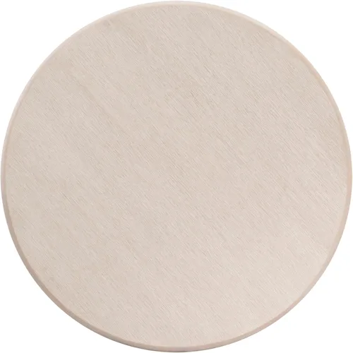 Miniatura 5 de East West Furniture AMT-ABC-TP - Mesa de cocina moderna y antigua, mesa de comedor redonda con base de pedestal, 36 x 36 pulgadas, crema