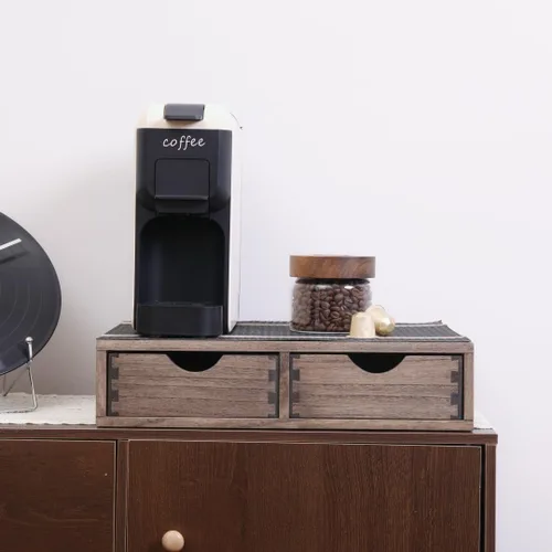 Miniatura 8 de DDYURI Cajón Organizador de Almacenamiento para Cápsulas de Café - Organizador de Escritorio Multifuncional con Cajones Para Cápsulas K de Cafetera
