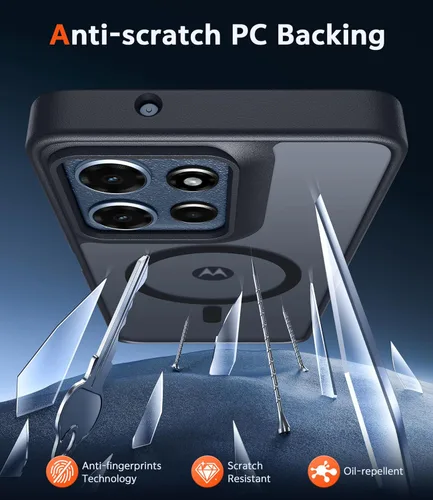 Miniatura 1115 de FNTCASE Funda para iPhone 13 Pro-Max: Fundas magnéticas transparentes compatibles con Magsafe Slim anti amarillamiento protección contra caídas