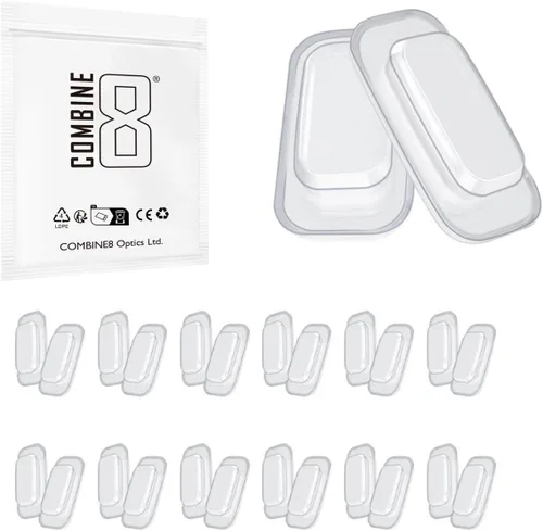 Miniatura 10 de 12 pares de almohadillas de nariz para gafas de silicona suave color negro para Costa South Point/Flagler/Ponce/Wader; para Oakley