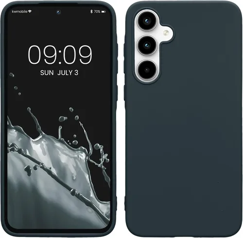 Miniatura 105 de kwmobile Funda compatible con Samsung Galaxy A23 4G / 5G - Funda de silicona TPU metálica suave y delgada - Rojo oscuro metálico