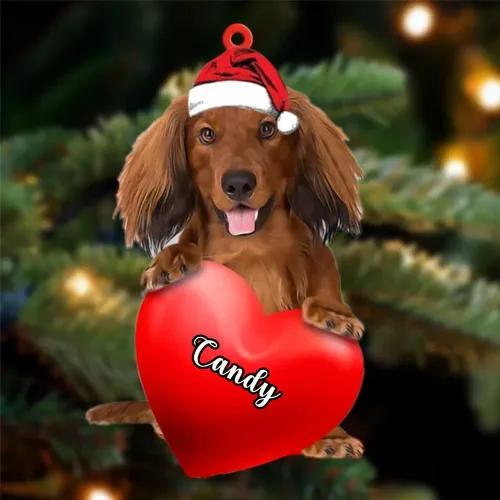 Miniatura 125 de Adornos de Navidad personalizados para perros, nombre personalizado, adorno de Malamute de Alaska, adornos acrílicos, regalos de Navidad, amantes