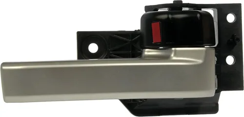 Dorman 81235 - Manija de puerta interior del lado del pasajero delantero compatible con modelos seleccionados de Toyota, palanca plateada lisa;