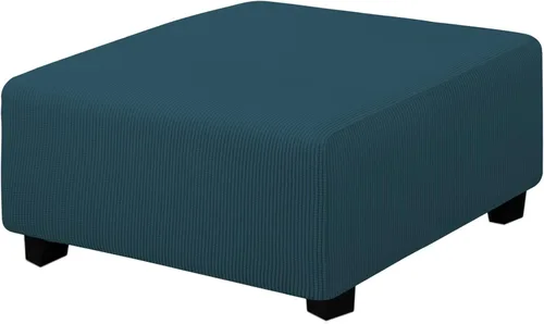 Miniatura 101 de Easy-Going Funda Elástica para Otomana Taburete de Almacenamiento Plegable Protector de Muebles Funda Rectangular Suave con Parte Inferior Elástica