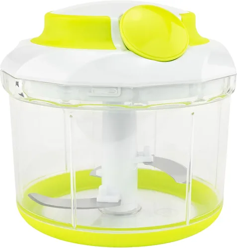 Picador manual de alimentos – 4.5 tazas de verduras y carne, cortador de cocina para cebollas, nueces, hierbas y más