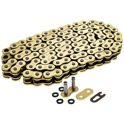 Miniatura 32 de Niche - Cadena de transmisión prémium sin junta tórica de alta resistencia con enlace maestro para motocicletas y ATVs 520V-X, Gris