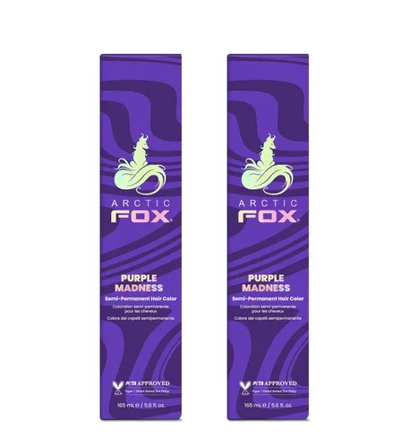 Miniatura 72 de ARCTIC FOX - Tinte de color semipermanente para cabello vegano y libre de crueldad, color amarillo intenso (4 onzas líquidas, Cosmic Sunshine)