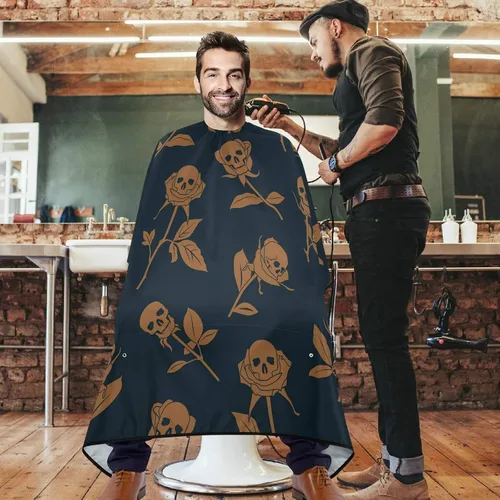Miniatura 2 de visesunny Delantal profesional del cabo del peluquero del pelo del poliéster del pelo del salón del cabo delantal antiestático de la barba Multi 11