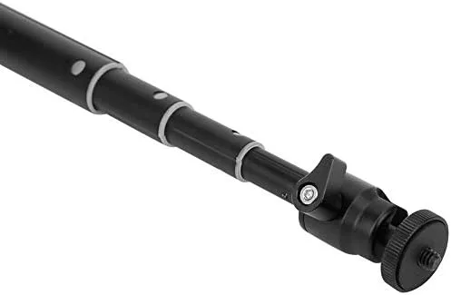Miniatura 7 de 4 secciones portátil selfie stick telescópico y trípode soporte para selfie, bolígrafo selfie stick trípode para teléfono vlog grabación de video