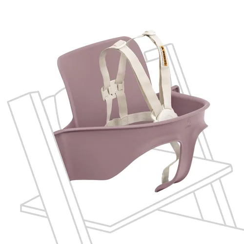 Miniatura 7 de Stokke Tripp Trapp - Juego de 2 piezas para bebé, color rosa sereno, para edades de 6 a 36 meses, convierte la silla Tripp Trapp en una cómoda silla