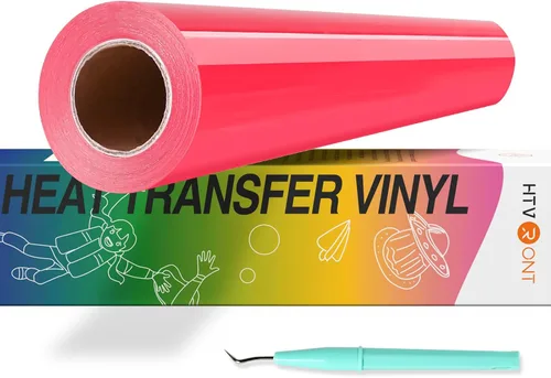 Miniatura 9 de HTVRONT Rollo de vinilo de transferencia de calor HTV – 12 pulgadas x 25 pies, vinilo negro para planchar para camisetas, fácil de desmalezar