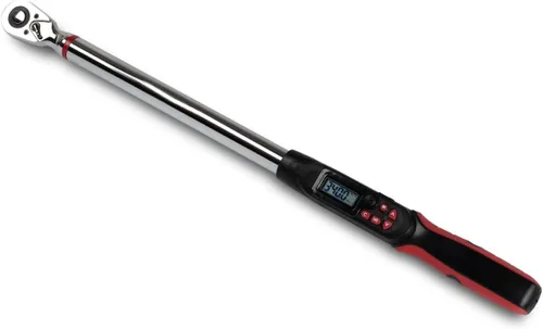 Miniatura 8 de Llave dinamométrica digital de 1/2 pulgada Tapha Tools, rango de torque 7.4-147.5 ft-lb (10-200 N-m), precisión ±2%, notificación LED y timbre