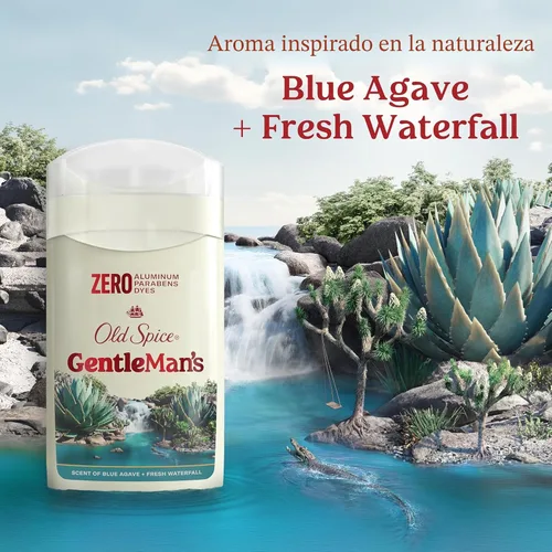 Miniatura 7 de Old Spice GentleMan's - Desodorante de tacto seco sin aluminio para hombres, frescura duradera 24/7, suave con la piel con acondicionadores