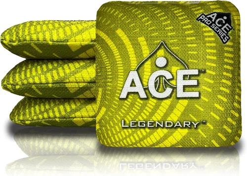 Miniatura 42 de Legendario Bolsos Cornhole ACE Pro + Kits PRO De doble lado, resbaladizos y pegajosos para todo clima Bolsa de descanso opcional y estuche