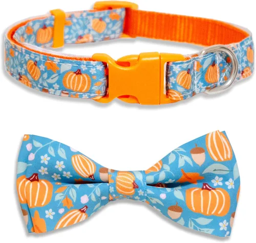 Miniatura 12 de Perros de Halloween de girasol: collar de perro espeluznante, diversión floreciente para las aventuras de truco o trato de tu cachorro