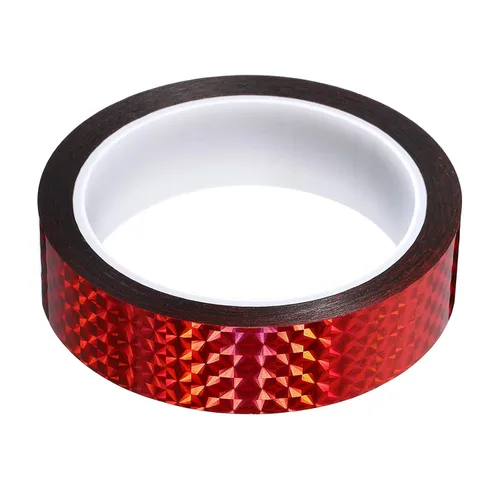 Miniatura 24 de YOKIVE Cinta de prisma, cintas decorativas holográficas reflectantes autoadhesivas, ideal para proyectos de manualidades, arte de bricolaje, hogar