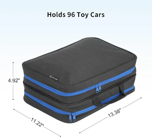 Miniatura 2 de Estuche de almacenamiento para 96 autos de juguete compatible con autos Matchbox, organizador de almacenamiento para autos Matchbox para mini