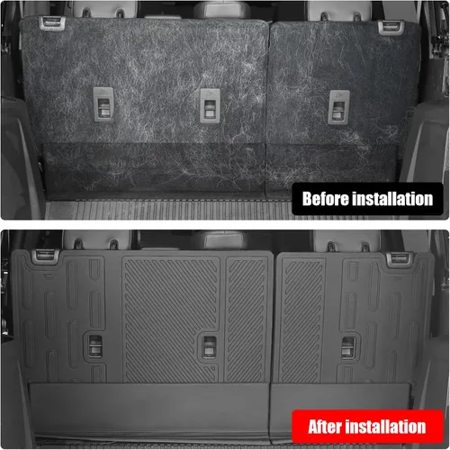 Miniatura 3 de Mabett Alfombrillas interiores para Ford Bronco, accesorios de 4 puertas 2021 2022 2023 2024 2025 alfombrillas de piso para asiento trasero y forro