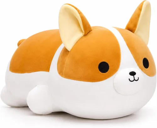 Miniatura 8 de Corgi - Peluche suave de perro Corgi, lindo Shiba Inu Akita, almohada de felpa para niños y niñas (15.7 pulgadas/15.7 in)