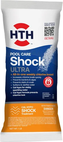 Miniatura 11 de HTH 52030B - Tratamiento para piscinas Shock, clorador para piscinas que aumenta los niveles de cloro, fórmula Cal Hypo, 13.3 oz (paquete de 6)