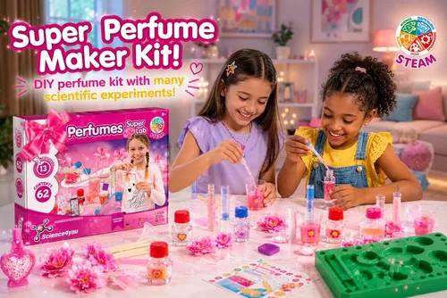 Miniatura 4 de Science4you Kit de fabricación de súper perfumes para niños de 8+ años - Haz tus propios perfumes para niñas + 13 manualidades DIY para niños