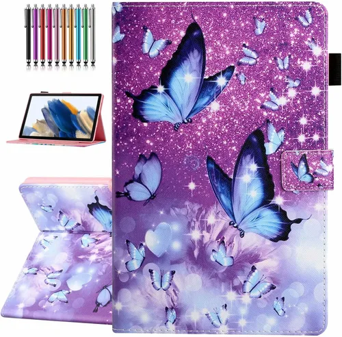 Miniatura 11 de Funda para Samsung Galaxy Tab A8 de 10.5 pulgadas modelo 2022 (SM-X200/X205/X207), función de encendido y apagado automático, cubierta plegable