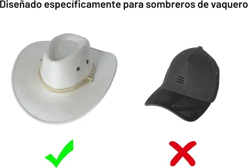 Miniatura 4 de Yuoyar Soporte para sombrero de vaquero para SUV y coche - Mantiene la forma del sombrero - Accesorios para camiones