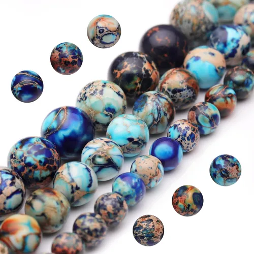 Miniatura 17 de Youngbling Cuentas de jade natural para hacer joyería, cuentas de jade verde pulido de 8 mm redondas y lisas, piedra auténtica para pulseras