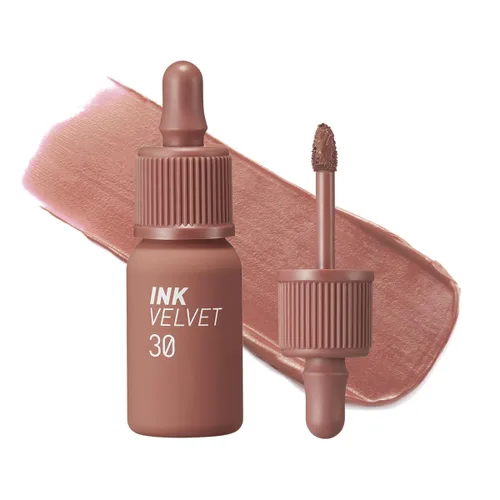 Miniatura 8 de Peripera Ink Airy Velvet - Tinte labial de alta pigmentación, ligero, suave, hidratante (030 WAKE UP CHERRY)