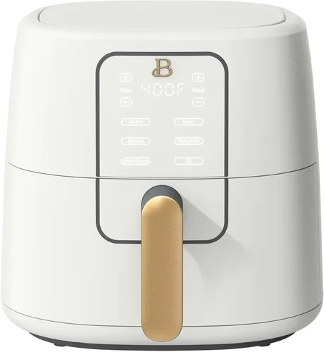 Miniatura 14 de Freidora de aire digital de 6 cuartos de galón, freidora de aire con pantalla táctil grande con control programable de tiempo y temperatura, Sésamo