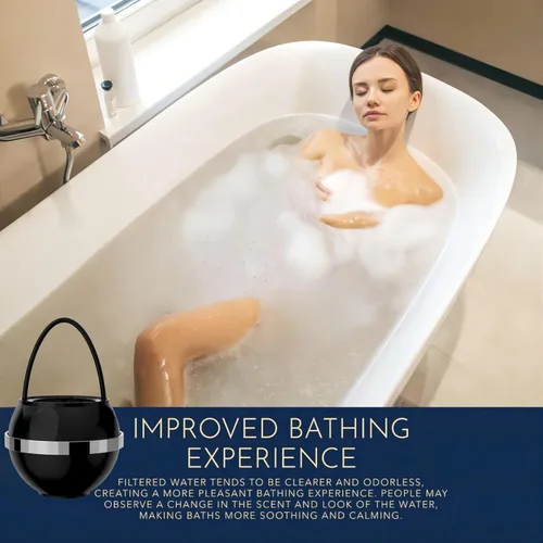Miniatura 6 de Filtro de baño para bañera, filtro de agua Kinder para bañera, suavizante de agua dura para eliminar el plomo, el cloro y el flúor, mejorar