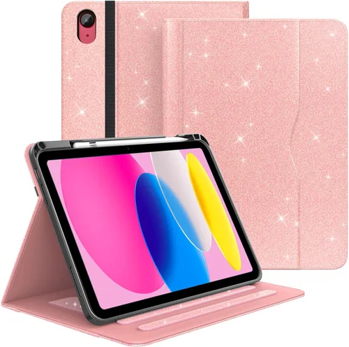 Miniatura 22 de Zonefoker Funda para iPad de 11ª generación (A16) de 11 pulgadas 2025, para 10ª generación de 10.9 pulgadas 2022, piel sintética para iPad de 11/10