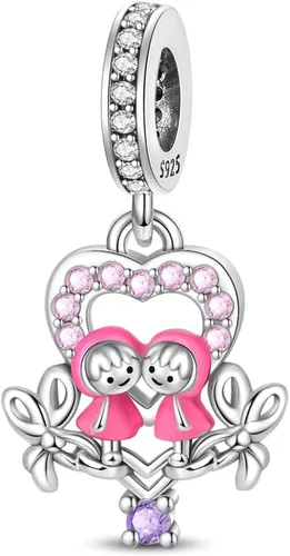 Miniatura 94 de KUNSIR Los abalorios se adaptan a pulseras Pandora para mujer, plata de ley 925, cuentas colgantes de joyería para niñas, dijes de feliz cumpleaños