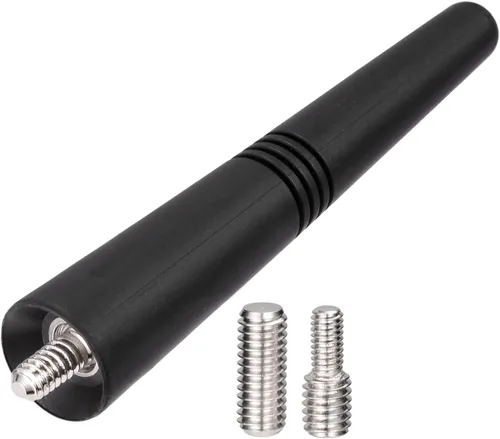 Miniatura 6 de Eightwood Antena corta para automóvil de 3.6 pulgadas, montaje en techo universal para vehículo, antena de radio AM FM, repuesto de mástil, antenas